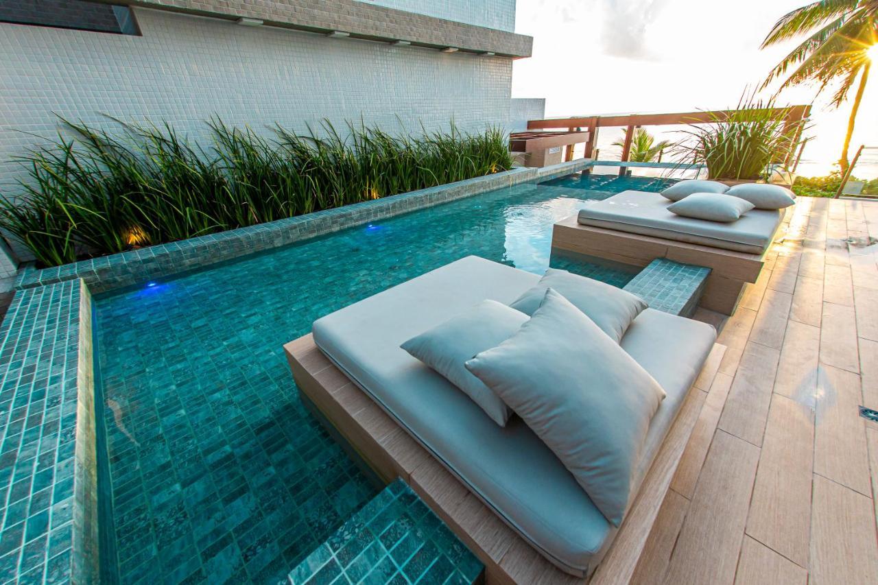 Apartamento Com Jacuzzi Na Beira Mar De Joao Pessoa No Branco Haus Exterior photo